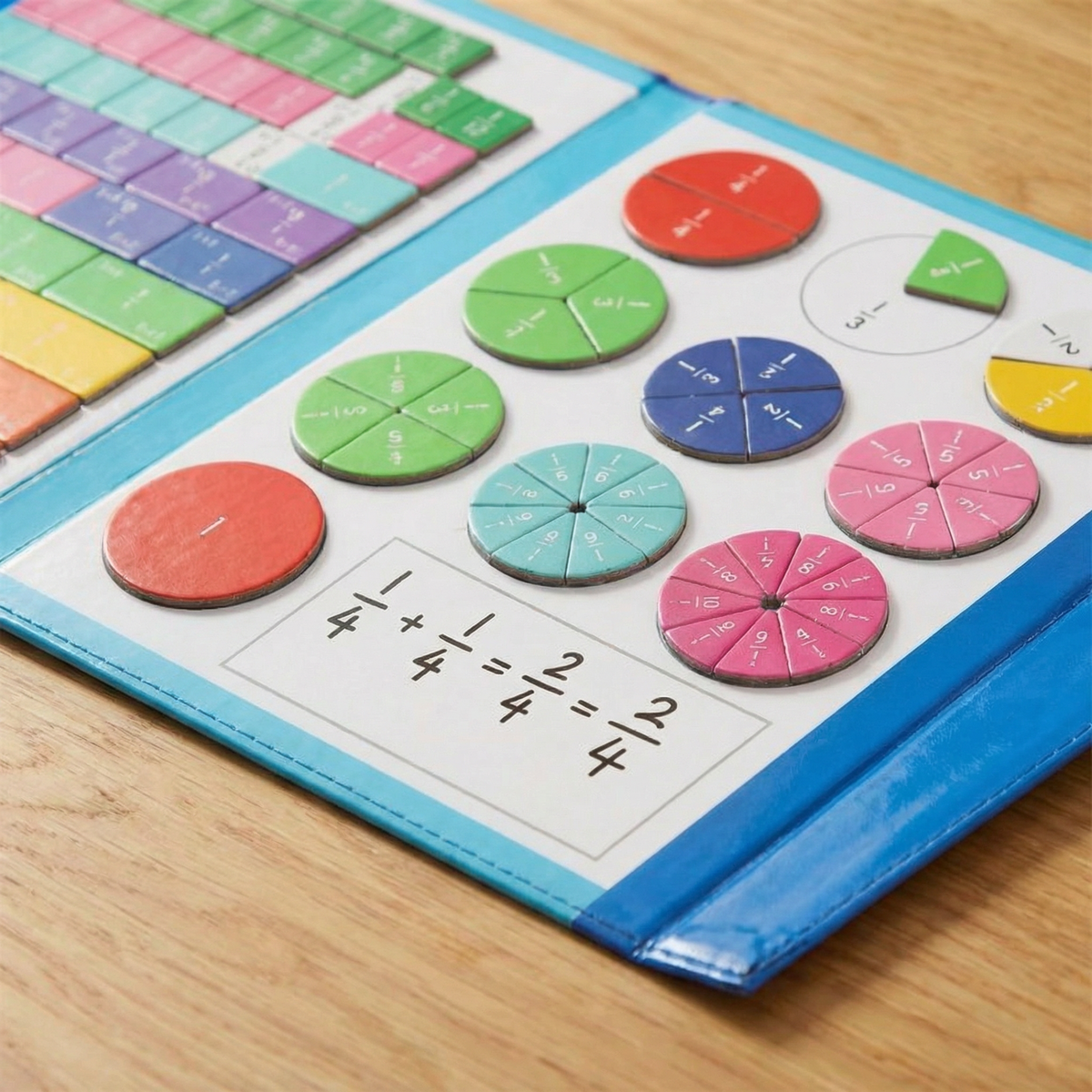 Interactive Magnetic Fractions Learning Set