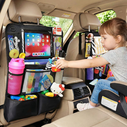 Kids Car Backseat Organiser & Tablet Holder