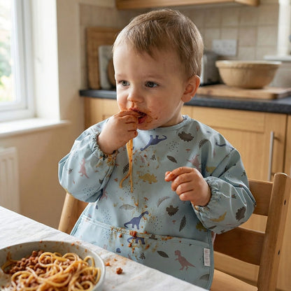 Toddler Full Coverage Feeding Bib - Waterproof | Family Favourite