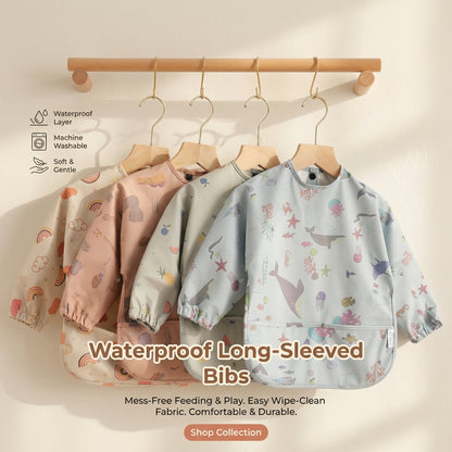 Toddler Full Coverage Feeding Bib - Waterproof | Family Favourite