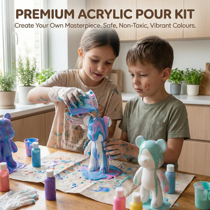 Creative DIY Bear Painting Kit for Kids