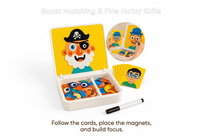 Interactive Magnetic Learning Puzzle Set for Kids