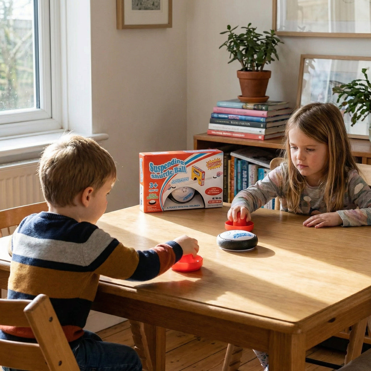 Portable Air Hockey Set – Children