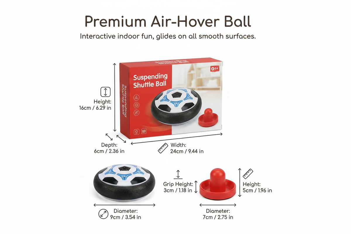 Portable Air Hockey Set – Children