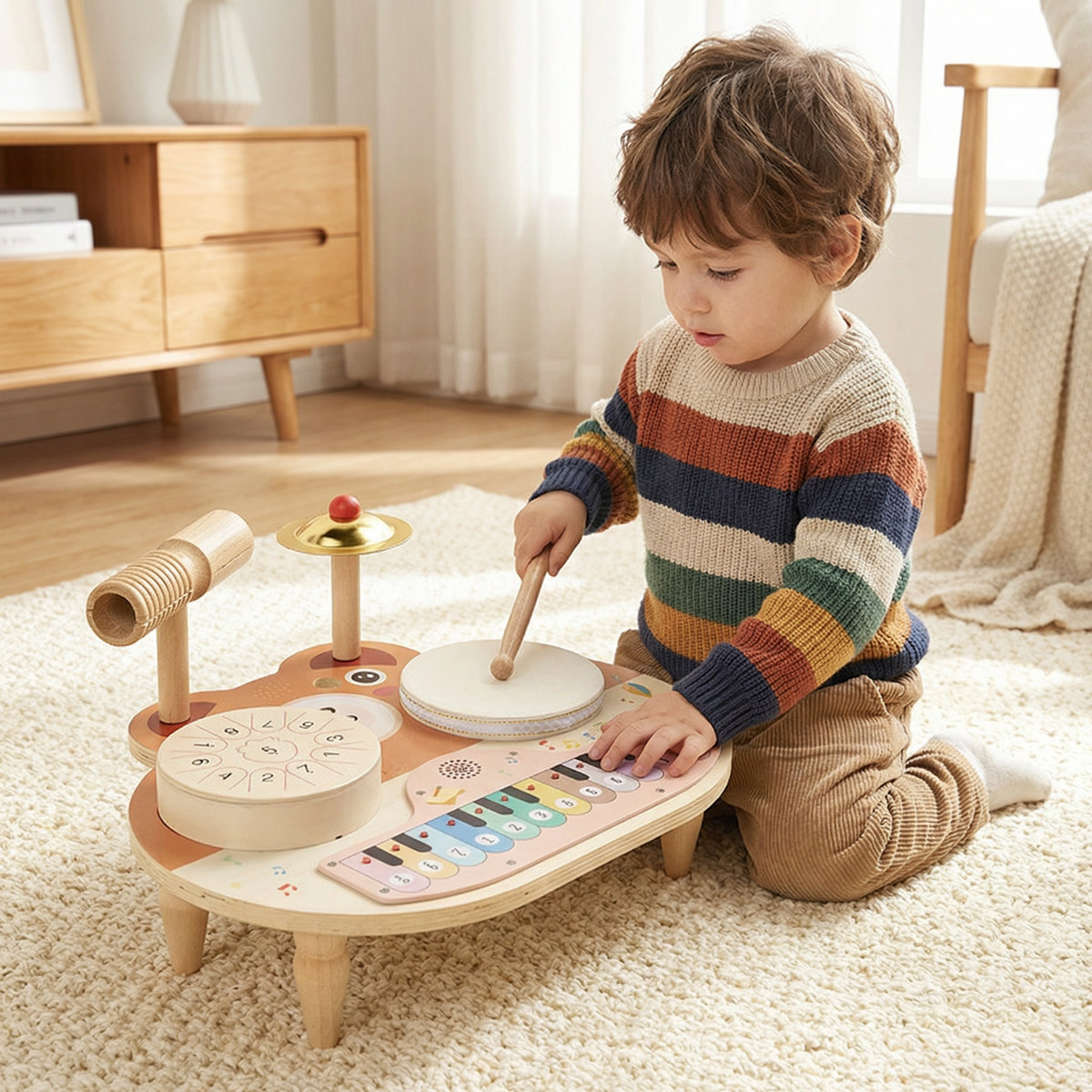 5 in 1 Montessori Musical Activity Table | Family Favourite