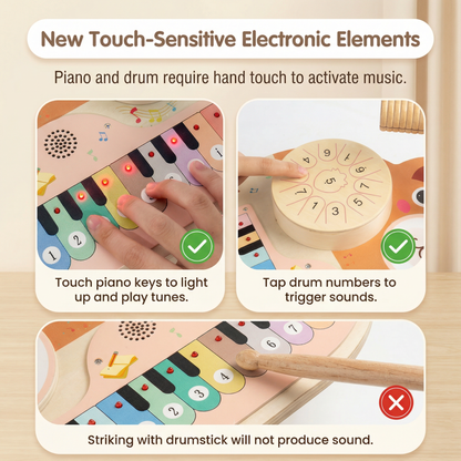 5 in 1 Montessori Musical Activity Table | Family Favourite