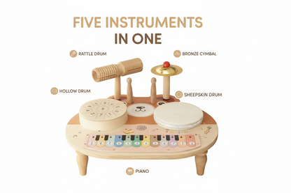 5 in 1 Montessori Musical Activity Table | Family Favourite