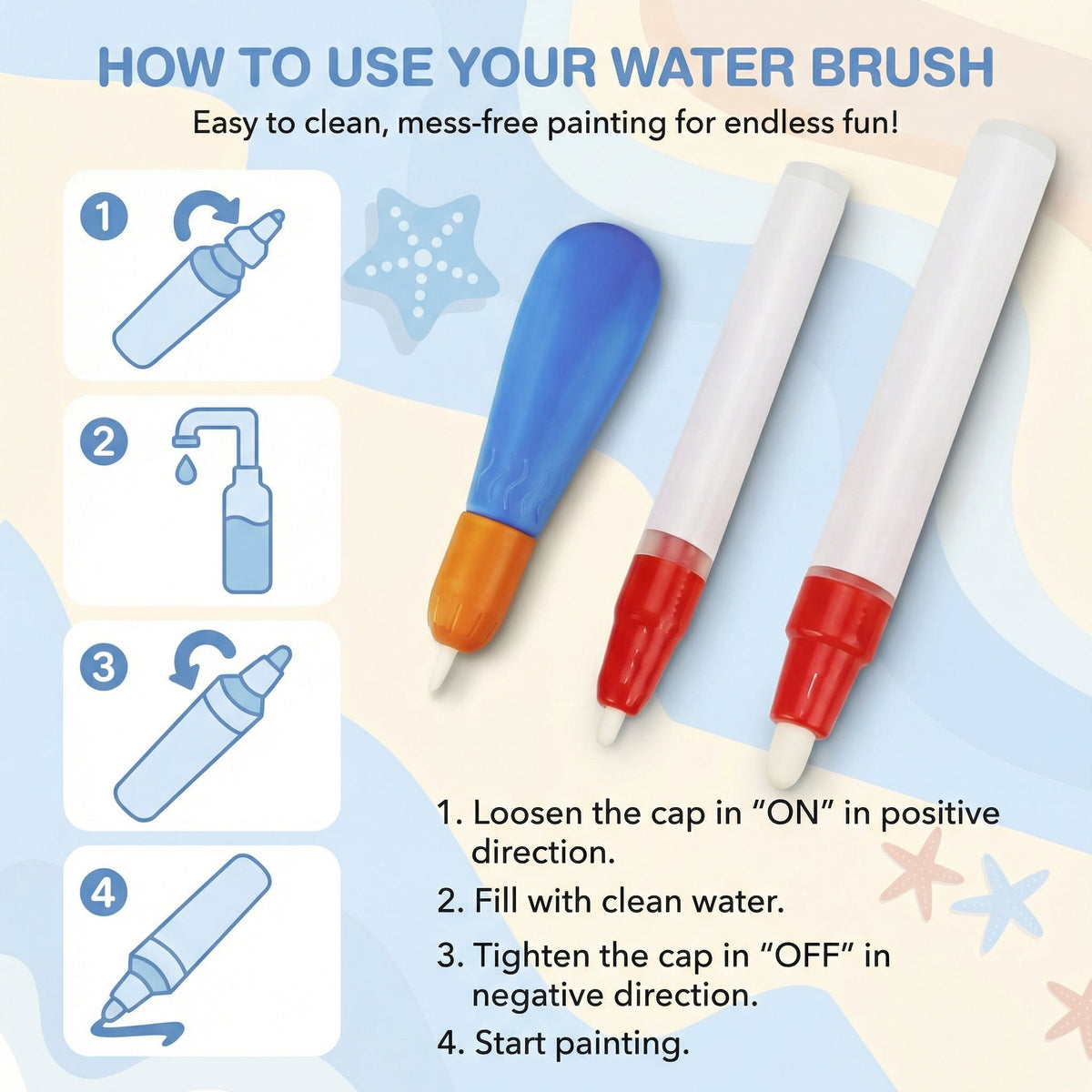 Creative Magic Water Drawing Mat for Kids