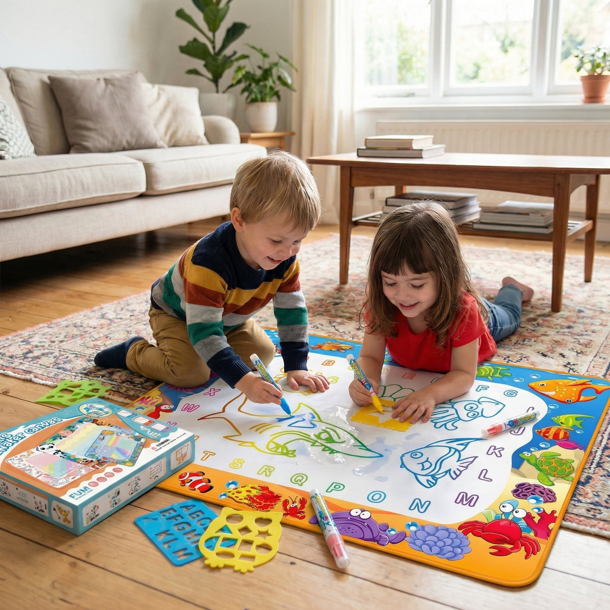 Creative Magic Water Drawing Mat for Kids