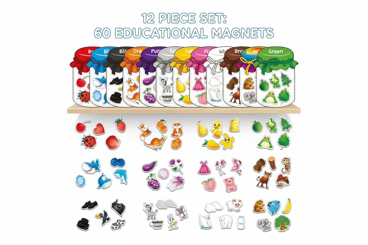 Interactive Magnetic Fridge Learning Magnets for Children