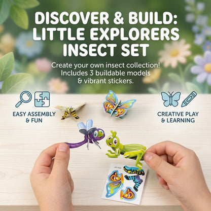Interactive 3D Cardboard Puzzle Set for Kids