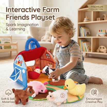 Plush Farm Animal Set & Sounds