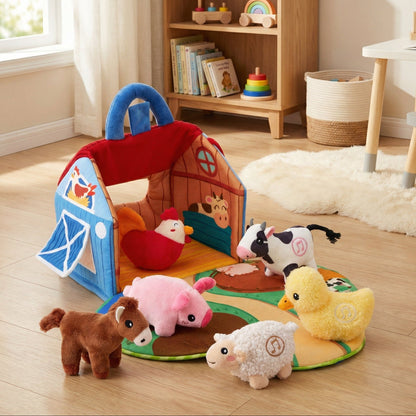 Plush Farm Animal Set & Sounds