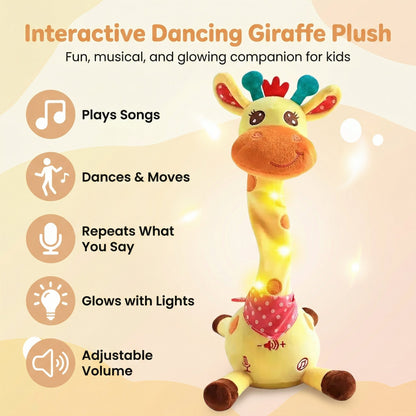 Interactive Dancing Musical Giraffe Toy for Toddlers
