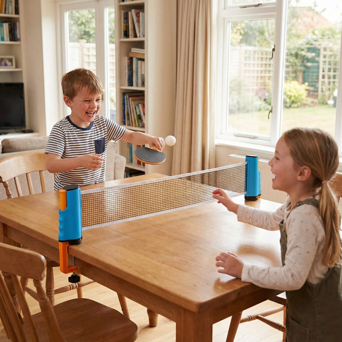 Portable Clip On Table Tennis Net | Family Favourite
