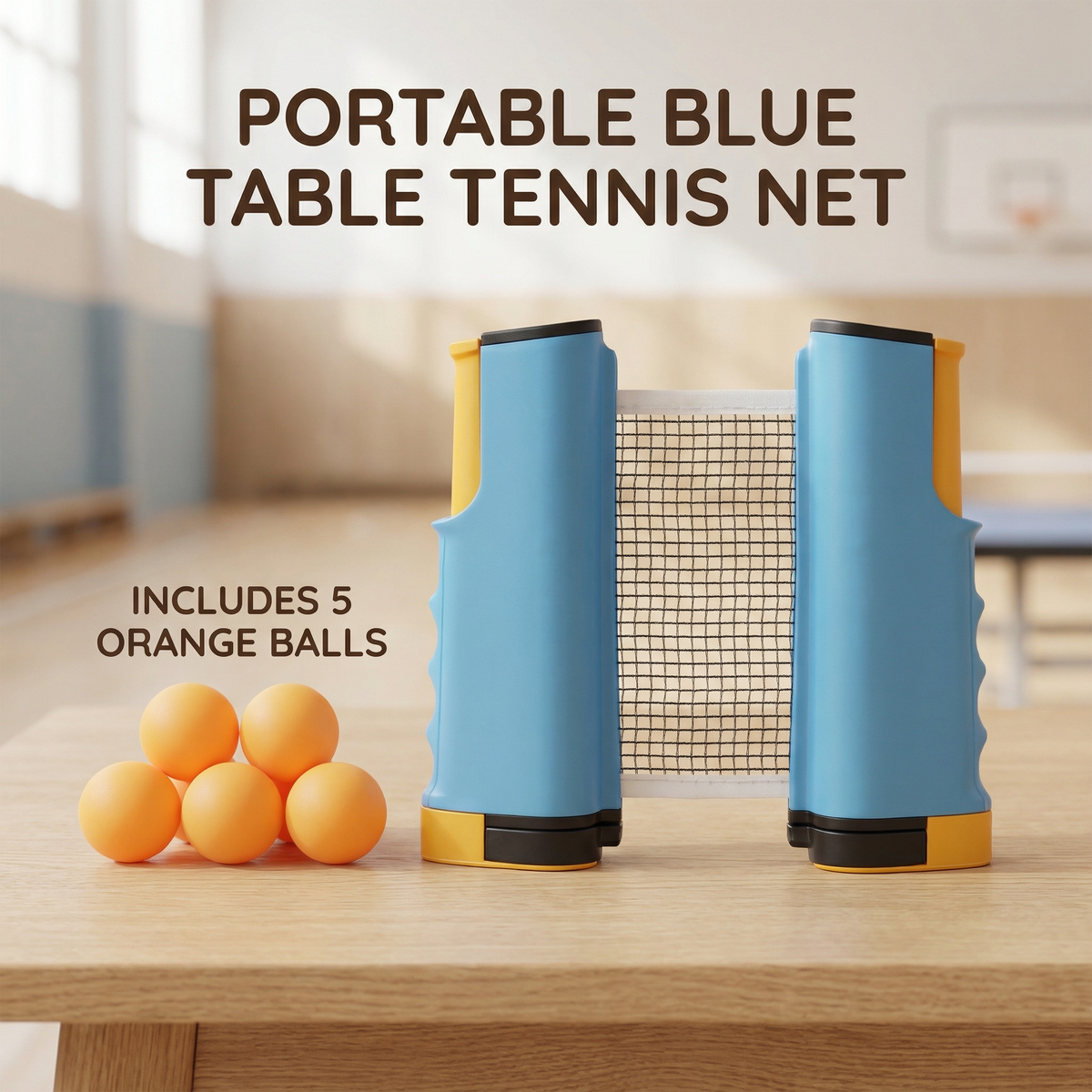 Portable Clip On Table Tennis Net | Family Favourite