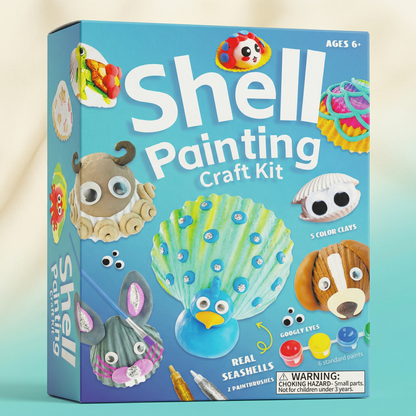 Creative Sea Shell Painting Craft Kit for Kids