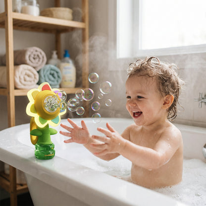 Light Up Sunflower Bubble Machine | Family Favourite