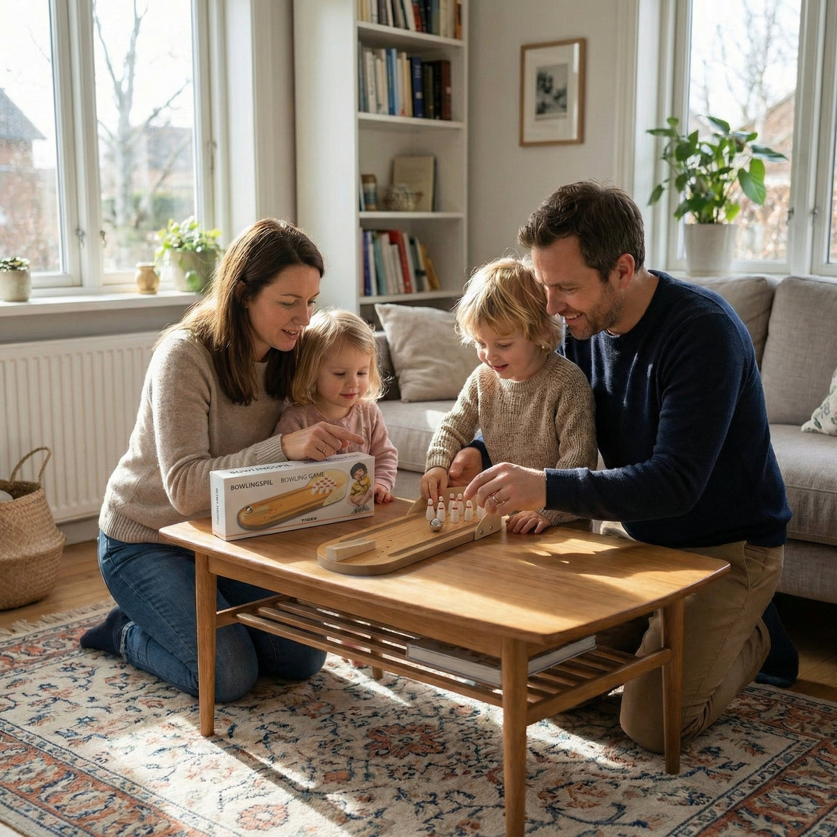 Interactive Mini Tabletop Bowling Game for Family Fun