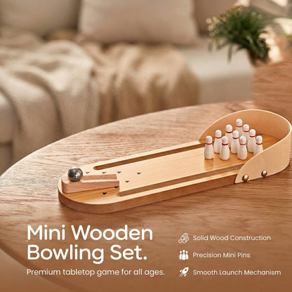 Interactive Mini Tabletop Bowling Game for Family Fun