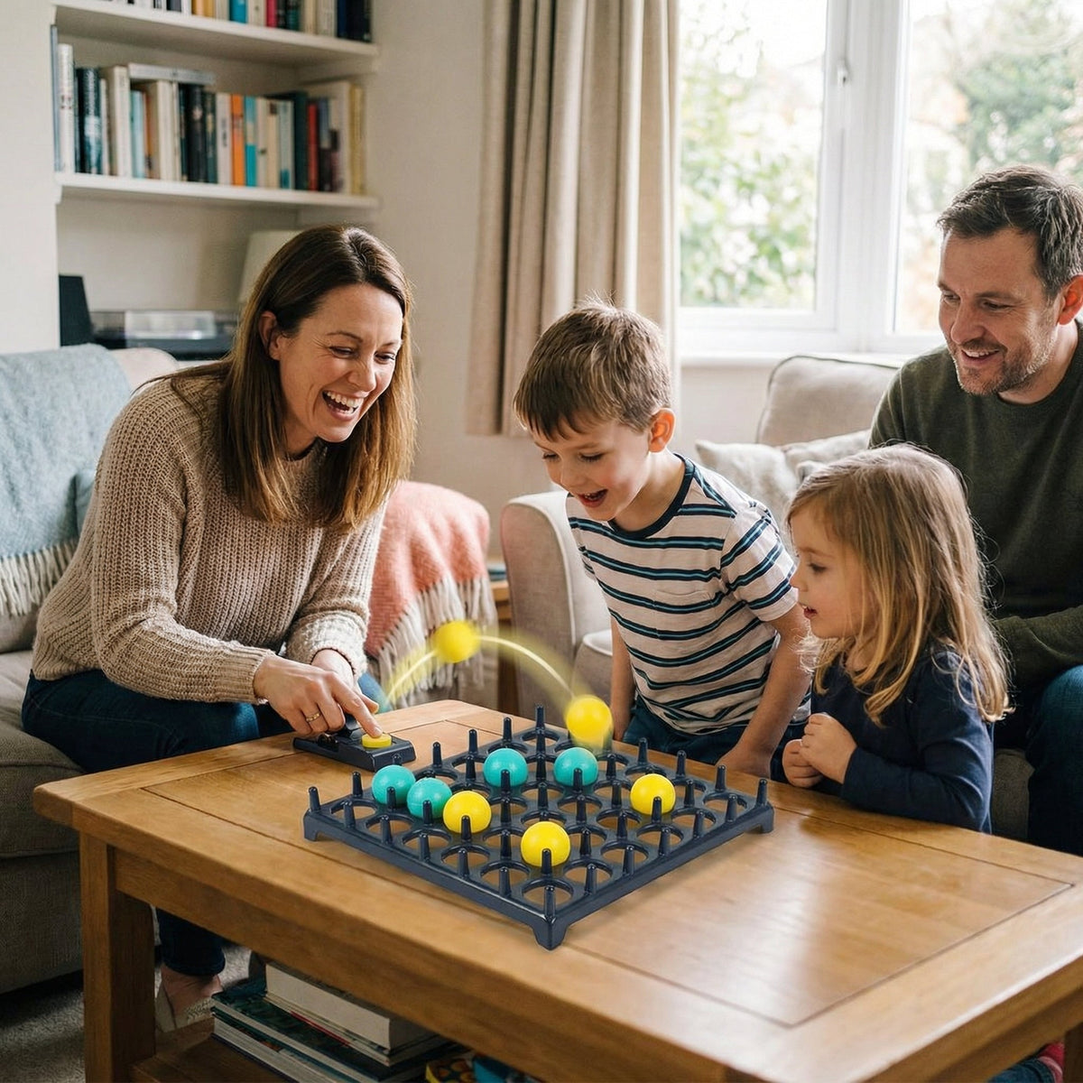 Interactive Bounce Ball Table Game for Family Fun