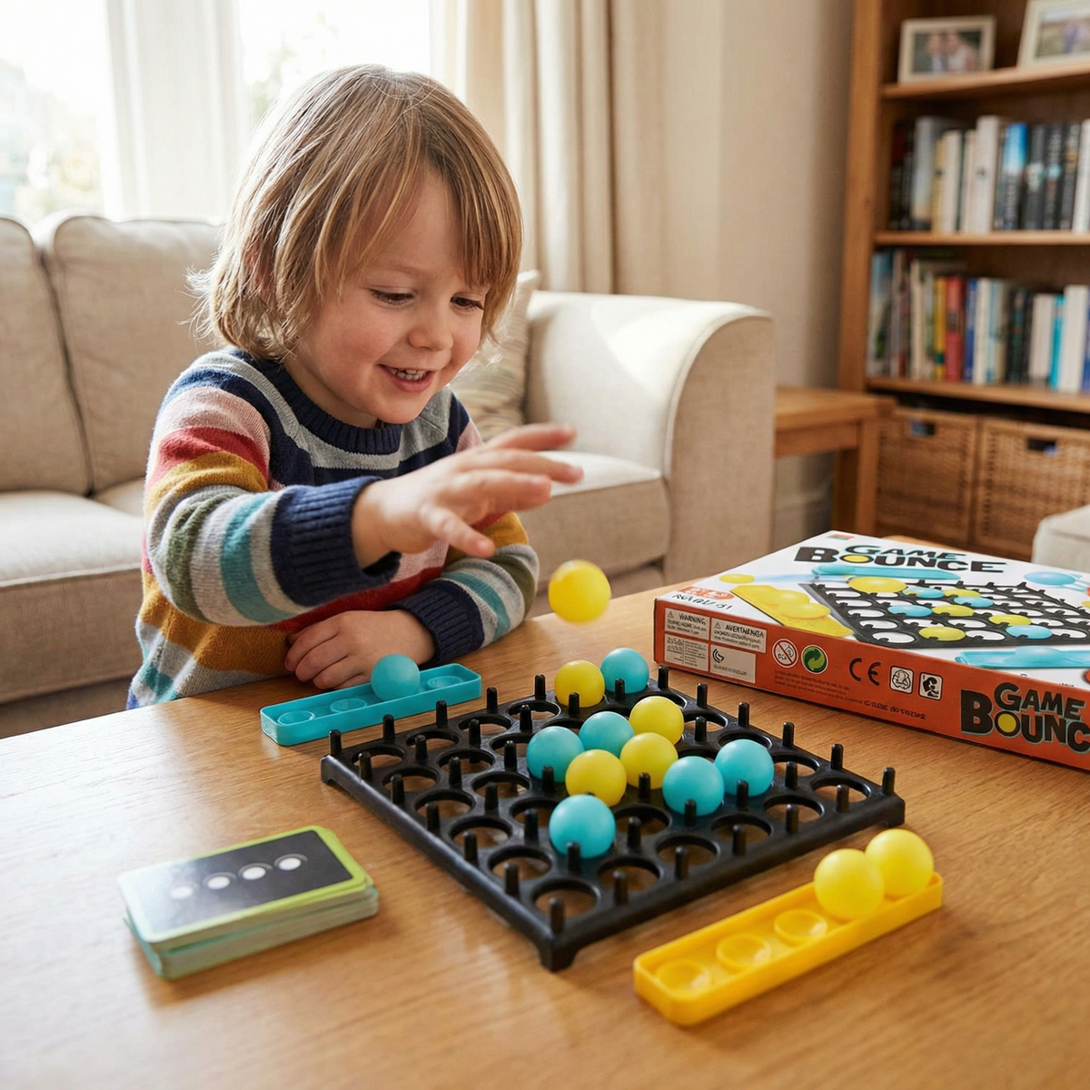 Interactive Bounce Ball Table Game for Family Fun