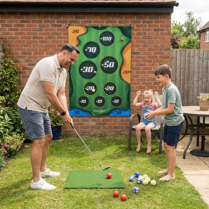 Interactive Sticky Golf Target Game Set for Family Fun