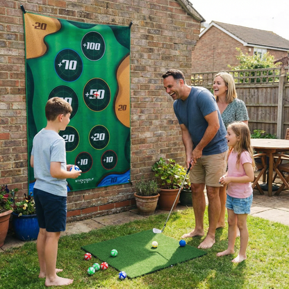 Interactive Sticky Golf Target Game Set for Family Fun