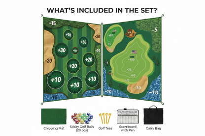 Interactive Sticky Golf Target Game Set for Family Fun