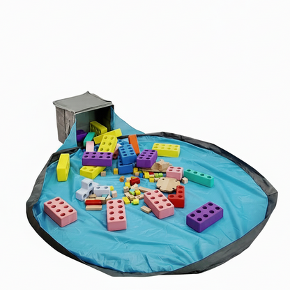 Interactive Toy Storage Box with Built In Play Mat
