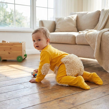 Baby Crawling Mop Suit – Funny Cleaning Play