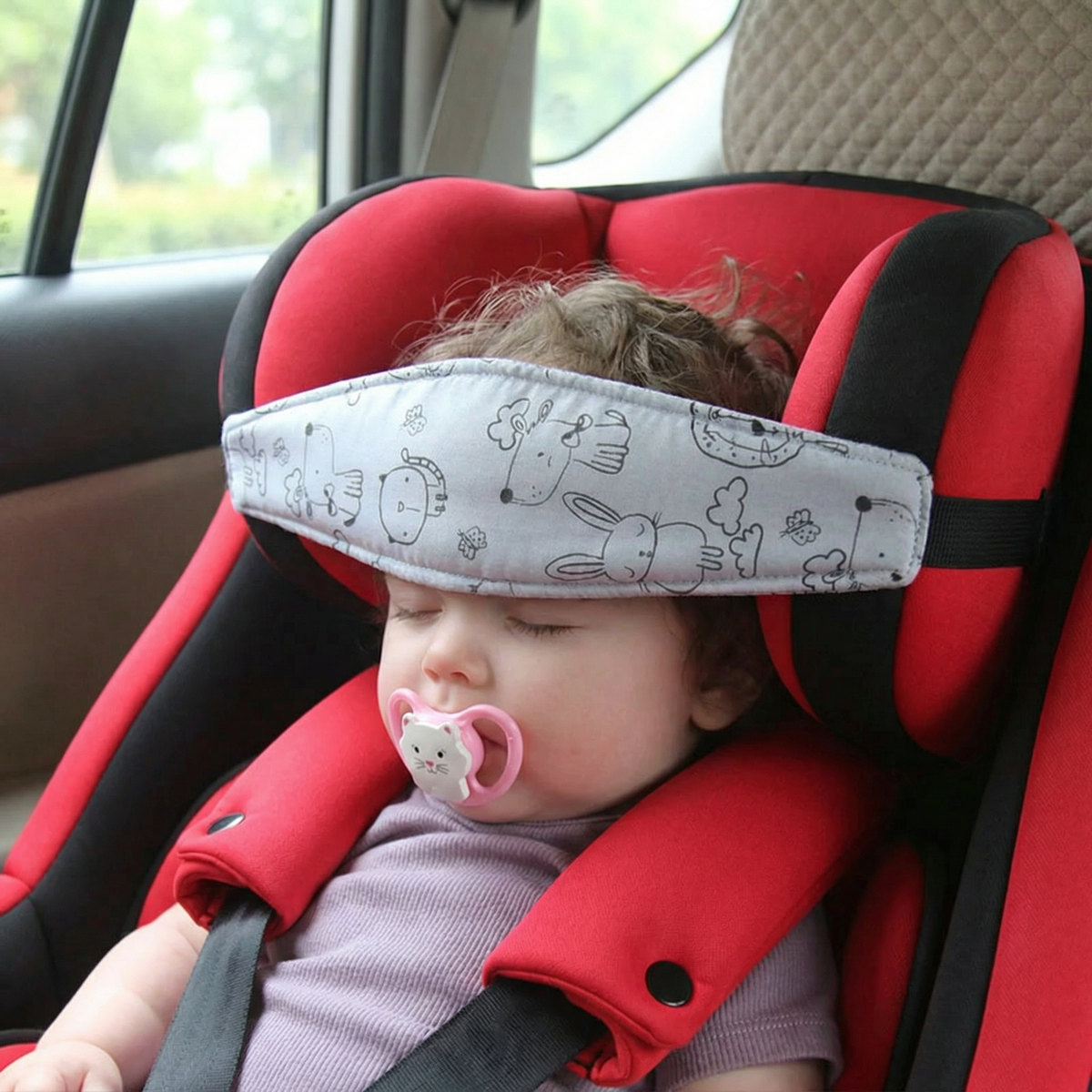 Child Car Seat Sleep Head Support Strap | Family Favourite