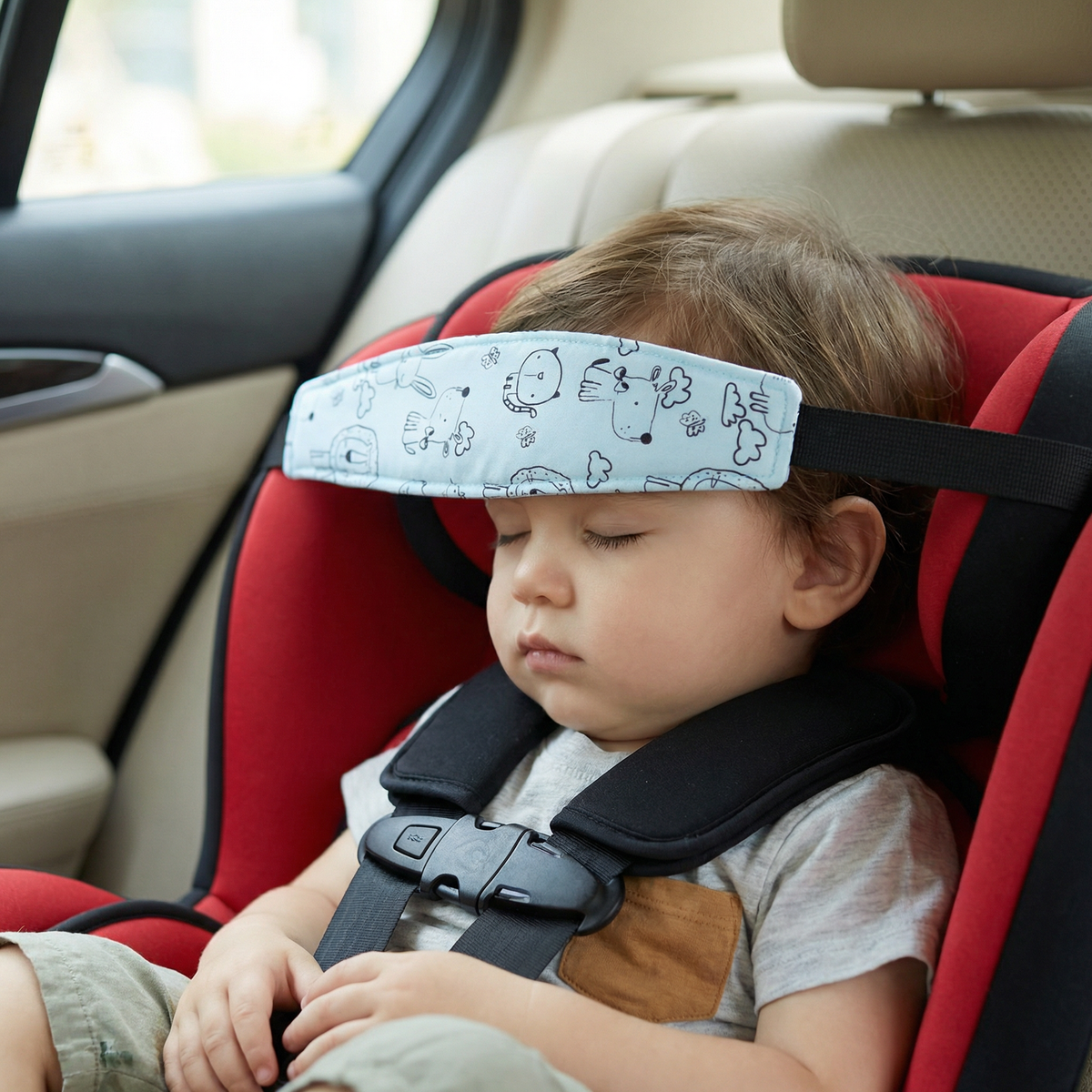 Child Car Seat Sleep Head Support Strap | Family Favourite