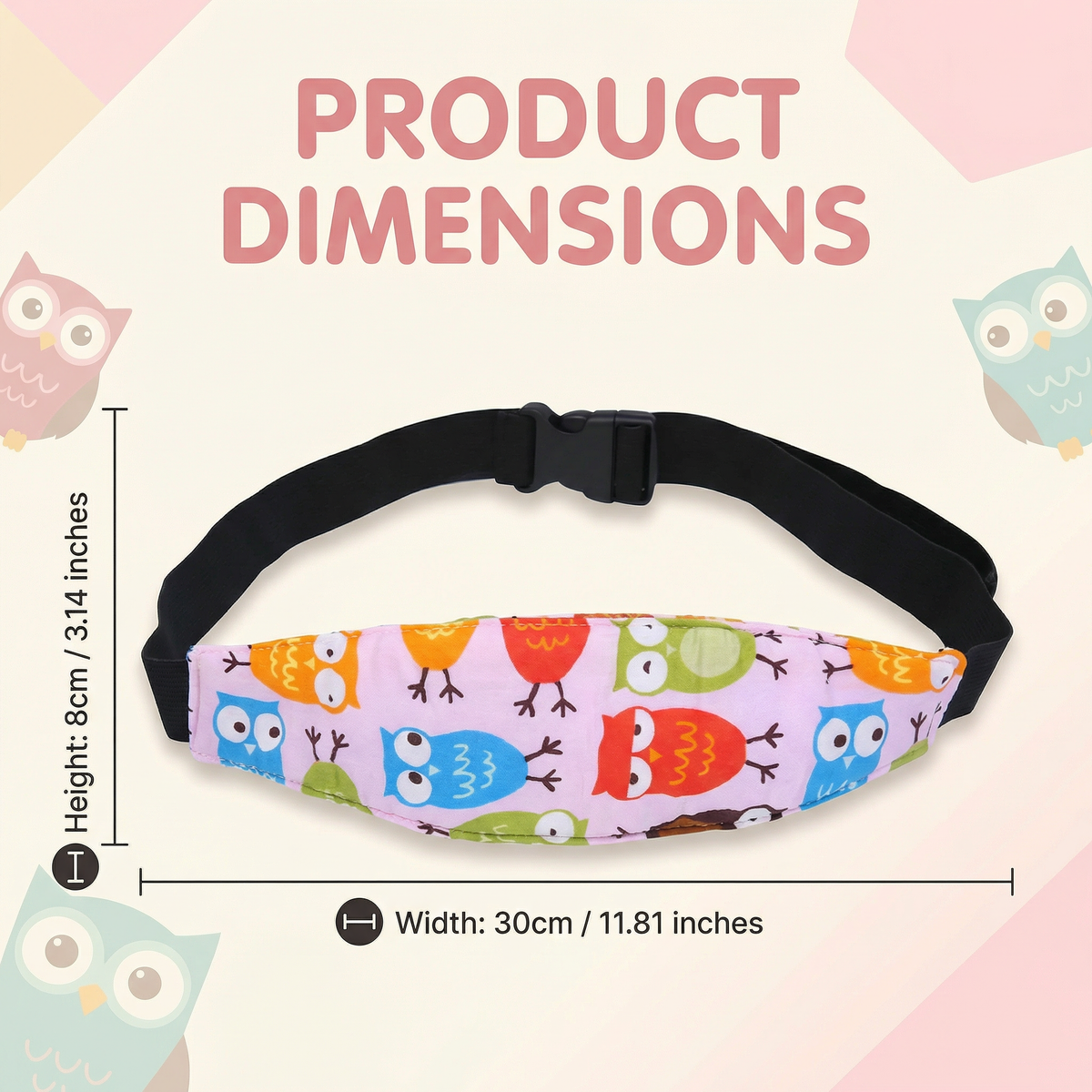 Child Car Seat Sleep Head Support Strap | Family Favourite