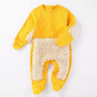 Baby Crawling Mop Suit – Funny Cleaning Play