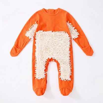 Baby Crawling Mop Suit – Funny Cleaning Play
