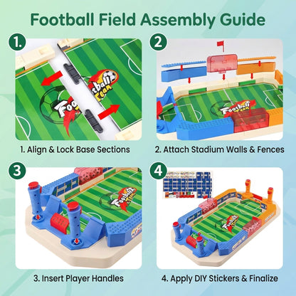 Interactive Mini Table Football Game for Family Fun