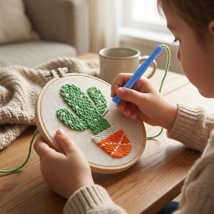 Beginner Punch Needle Embroidery Kit | Family Favourite