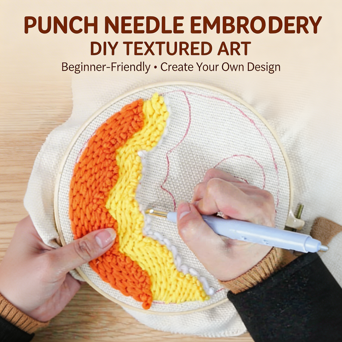 Beginner Punch Needle Embroidery Kit | Family Favourite