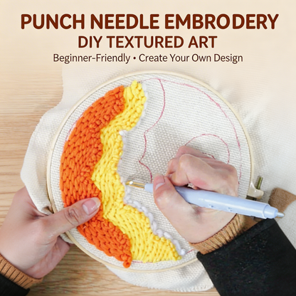 Beginner Punch Needle Embroidery Kit | Family Favourite