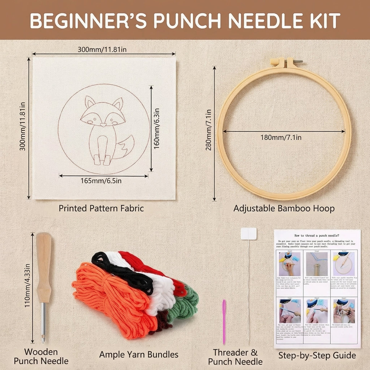 Beginner Punch Needle Embroidery Kit | Family Favourite