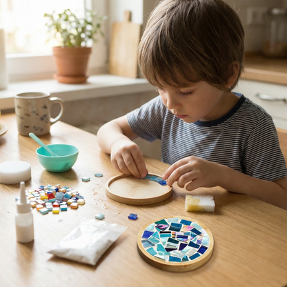 Creative DIY Mosaic Coaster Craft Kit