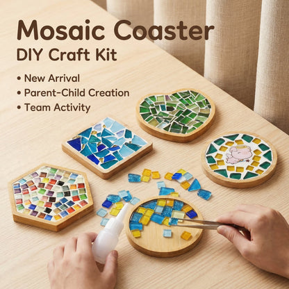 Creative DIY Mosaic Coaster Craft Kit