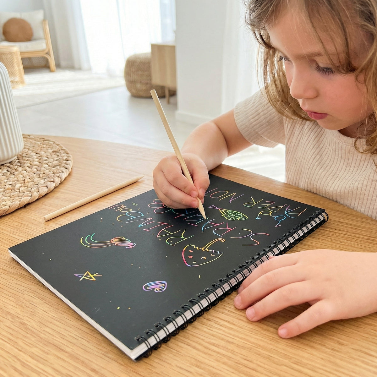 Magic Scratch Paper Book – Children