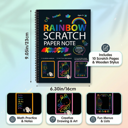 Magic Scratch Paper Book – Children