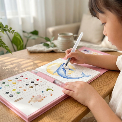 ArtEase™ Watercolour Art Kit & Built In Paint