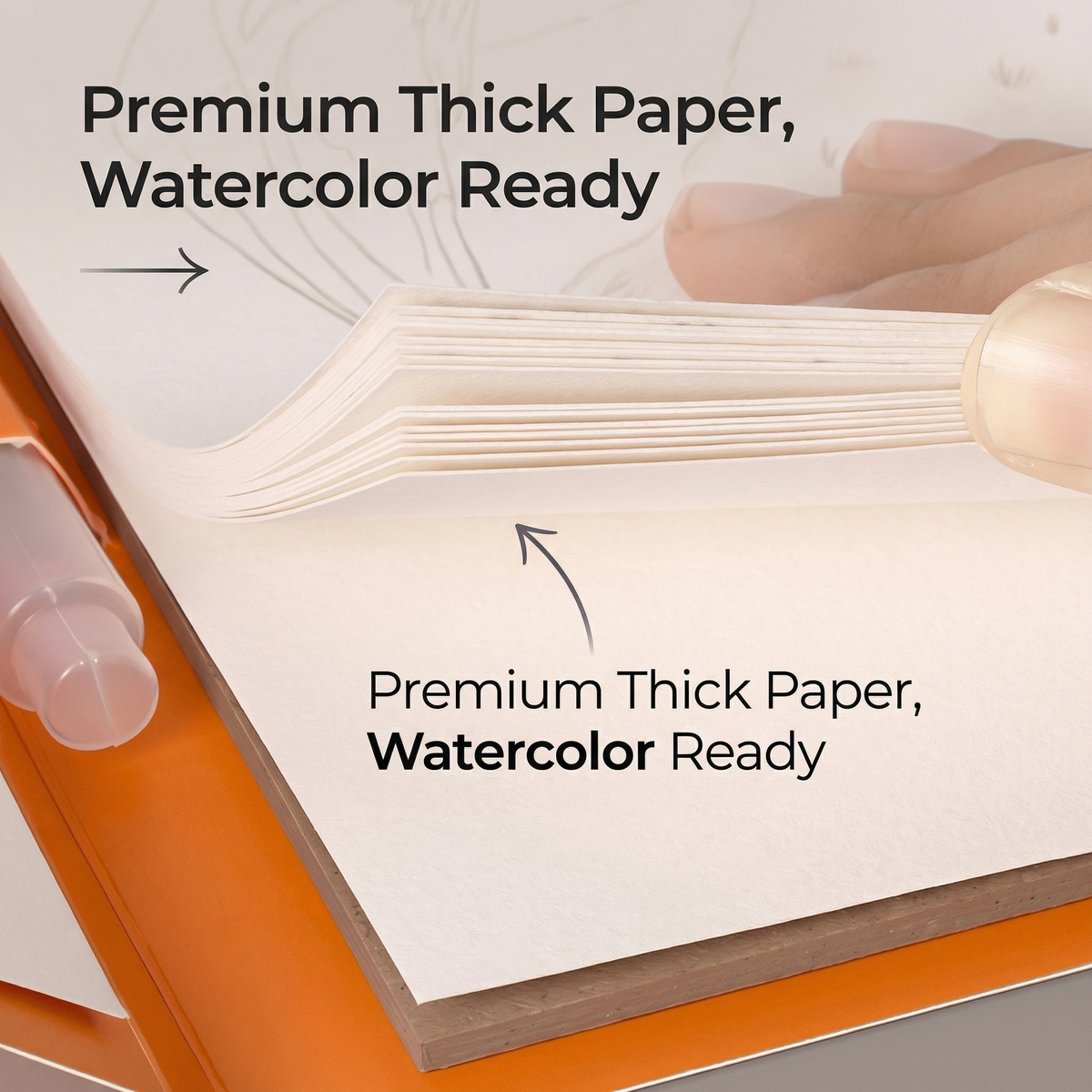 ArtEase™ Watercolour Art Kit & Built In Paint