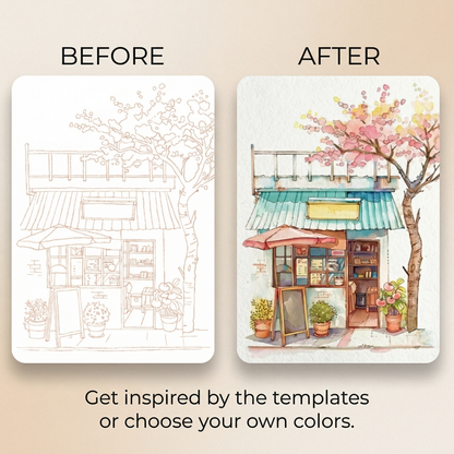 ArtEase™ Watercolour Art Kit & Built In Paint