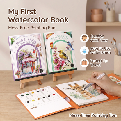 ArtEase™ Watercolour Art Kit & Built In Paint