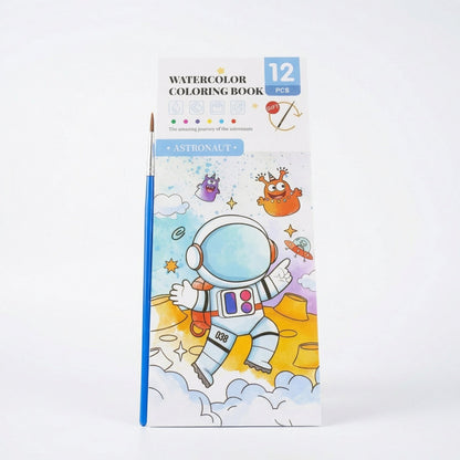 Creative Watercolour Painting Book with Built In Paint